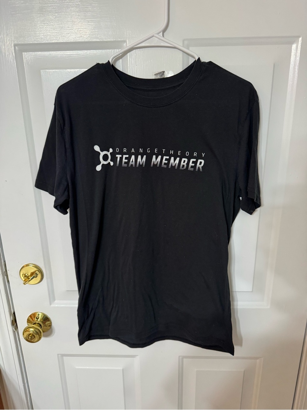 Orangetheory Black 'Team Member' Logo Short Sleeve Tee- employee shirt